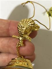 Bradford Editions Premier Issue of America the Beautiful Golden Eagle Ornaments